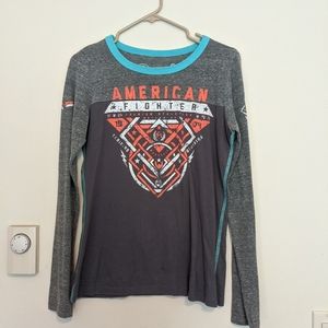 American Fighter Long Sleeve Small